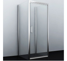 Душевой уголок WasserKRAFT Salm 100x90 27I41 профиль Хром стекло прозрачное