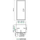 Купить Душевой уголок WasserKRAFT Salm 100x100 27I42 профиль Хром стекло прозрачное в магазине сантехники Santeh-Crystal.ru