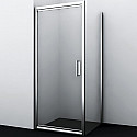 Душевой уголок WasserKRAFT Salm 80x90 27I28 профиль Хром стекло прозрачное