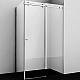 Купить Душевой уголок WasserKRAFT Vils 120x90 56R07 профиль Хром стекло прозрачное в магазине сантехники Santeh-Crystal.ru