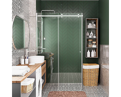 Santeh-Crystal.ru: Душевой уголок WasserKRAFT Vils 120x90 56R07 профиль Хром стекло прозрачное Купить Душевой уголок WasserKRAFT Vils 120x90 56R07 профиль Хром стекло прозрачное в магазине сантехники Santeh-Crystal.ru