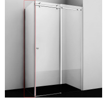 Душевая стенка WasserKRAFT Vils 80 56R06-RP80 профиль Хром стекло прозрачное