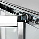 Купить Душевой уголок WasserKRAFT Weser 100x90 78F22 профиль Хром стекло прозрачное в магазине сантехники Santeh-Crystal.ru