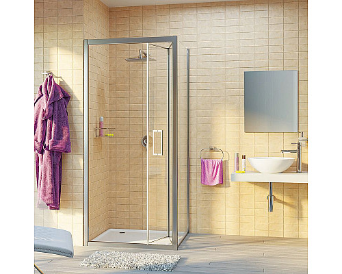 Santeh-Crystal.ru: Душевой уголок WasserKRAFT Weser 90x90 78F03 профиль Хром стекло прозрачное Приобрести Душевой уголок WasserKRAFT Weser 90x90 78F03 профиль Хром стекло прозрачное в магазине сантехники Santeh-Crystal.ru
