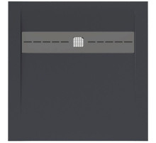 Душевой поддон из искусственного камня Allen Brau Infinity 90x90 8.21001-AM Антрацит
