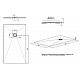 Заказать Душевой поддон из искусственного камня Allen Brau Priority 140x80 8.31008-21 Белый камень в магазине сантехники Santeh-Crystal.ru