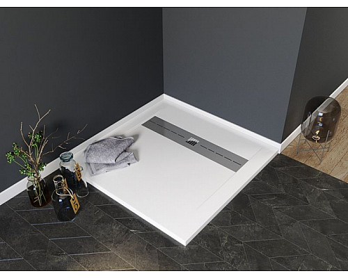 Заказать Душевой поддон из искусственного камня Aquanet Delight 90x90 255441 Белый в магазине сантехники Santeh-Crystal.ru