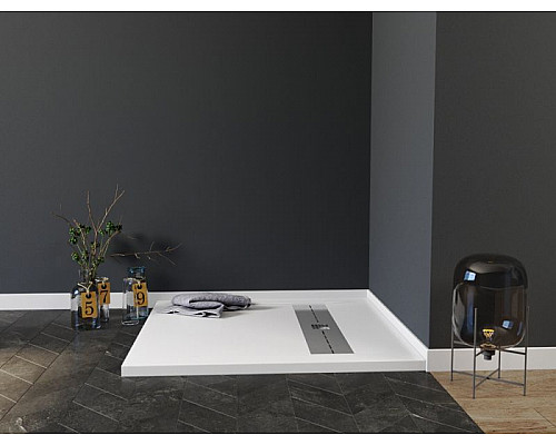 Заказать Душевой поддон из искусственного камня Aquanet Delight 90x90 255441 Белый в магазине сантехники Santeh-Crystal.ru