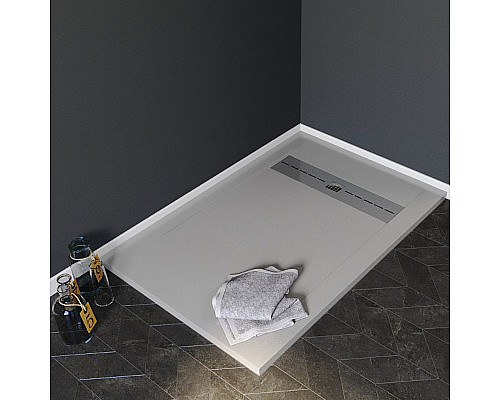 Заказать Душевой поддон из искусственного камня Aquanet Delight 120x90 260111 Серый в магазине сантехники Santeh-Crystal.ru