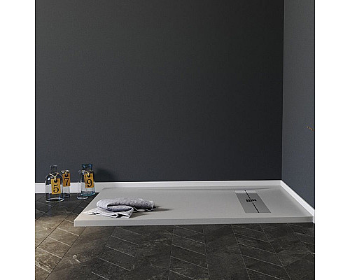 Заказать Душевой поддон из искусственного камня Aquanet Delight 120x90 260111 Серый в магазине сантехники Santeh-Crystal.ru