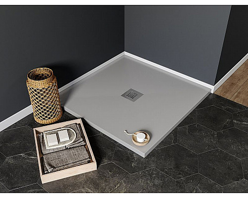 Santeh-Crystal.ru: Душевой поддон из искусственного камня Aquanet Pleasure 100x100 258875 Серый Купить Душевой поддон из искусственного камня Aquanet Pleasure 100x100 258875 Серый в магазине сантехники Santeh-Crystal.ru