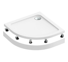 Акриловый поддон для душа Bas Раунд 80х80 ПН00066 Белый