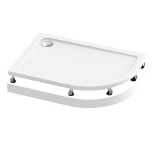 Акриловый поддон для душа Bas Раунд 120х80 L ПН00069 Белый