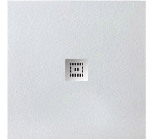 Душевой поддон из искусственного камня BelBagno Uno 80x80 TRAY-MR-UNO-A-80-35-W-CR Белый