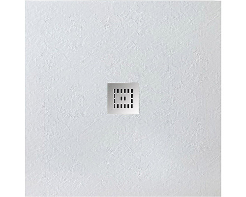 Душевой поддон из искусственного камня BelBagno Uno 80x80 TRAY-MR-UNO-A-80-35-W-CR Белый