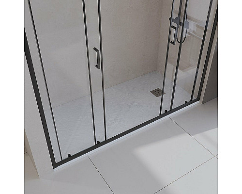 Душевой поддон из искусственного камня BelBagno Uno 180x80 TRAY-MR-UNO-AH-180/80-35-W-CR Белый