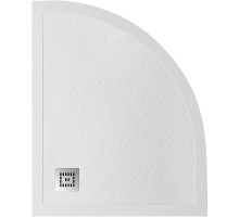 Душевой поддон из искусственного камня BelBagno Uno 120x80 L TRAY-MR-UNO-RH-120/80-550-35-W-L-CR Белый