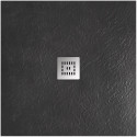 Душевой поддон из искусственного камня BelBagno Uno 90x90 TRAY-MR-UNO-A-90-35-NERO Черный
