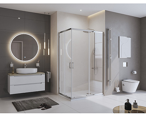 Душевой поддон из искусственного камня BelBagno Uno 120x90 TRAY-MR-UNO-AH-120/90-35-W Белый