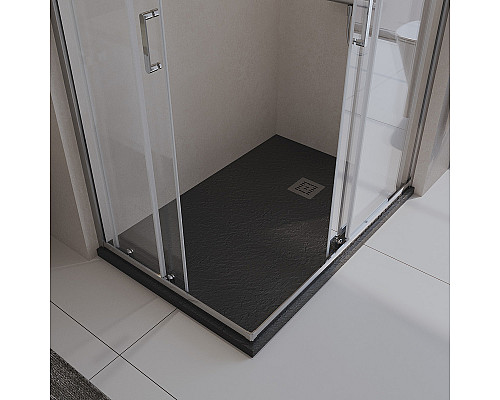 Душевой поддон из искусственного камня BelBagno Uno 120x90 TRAY-MR-UNO-AH-120/90-35-NERO Черный