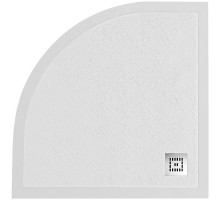Душевой поддон из искусственного камня BelBagno Uno 80x80 TRAY-MR-UNO-R-80-550-35-W Белый