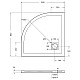Душевой поддон из искусственного камня BelBagno Uno 80x80 TRAY-MR-UNO-R-80-550-35-W Белый