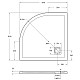 Душевой поддон из искусственного камня BelBagno Uno 90x90 TRAY-MR-UNO-R-90-550-35-NERO Черный