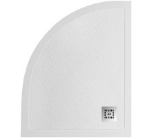 Душевой поддон из искусственного камня BelBagno Uno 120x80 R TRAY-MR-UNO-RH-120/80-550-35-W-R Белый