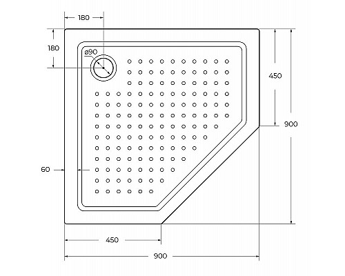 Santeh-Crystal.ru: Акриловый поддон для душа Cezares Tray A 90х90 TRAY-A-P-90-15-W0 Белый Заказать Акриловый поддон для душа Cezares Tray A 90х90 TRAY-A-P-90-15-W0 Белый в магазине сантехники Santeh-Crystal.ru