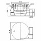 Приобрести Акриловый поддон для душа Cezares Tray A 120x90 R TRAY-A-RH-120/90-550-15-W-R Белый в магазине сантехники Santeh-Crystal.ru