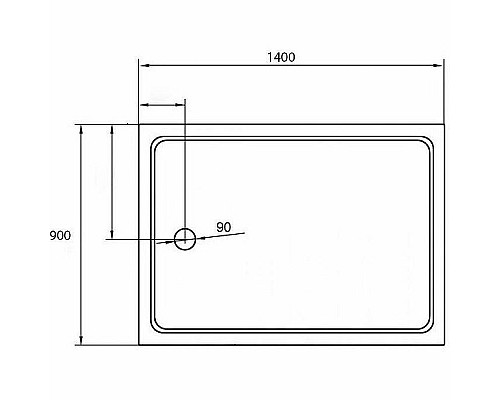 Santeh-Crystal.ru: Акриловый поддон для душа Cezares Tray A 140x90 TRAY-A-AH-140/90-15-W Белый Приобрести Акриловый поддон для душа Cezares Tray A 140x90 TRAY-A-AH-140/90-15-W Белый в магазине сантехники Santeh-Crystal.ru