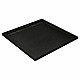 Купить Душевой поддон из искусственного камня Cezares Tray AS 90x90 TRAY-AS-A-90-30-NERO Черный матовый в магазине сантехники Santeh-Crystal.ru