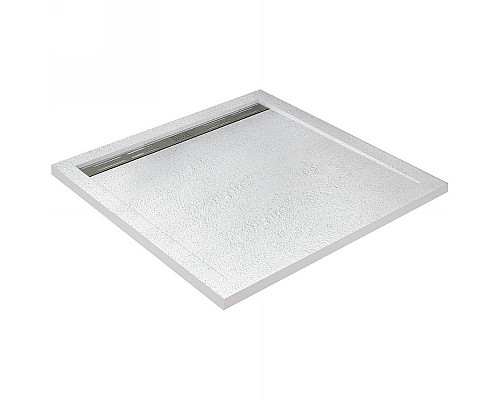 Купить Душевой поддон из искусственного камня Cezares Tray AS 90х80 TRAY-AS-AH-90/80-30-W Белый в магазине сантехники Santeh-Crystal.ru