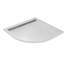 Душевой поддон из искусственного камня Cezares Tray AS 80x80 TRAY-AS-R-80-30-W Белый