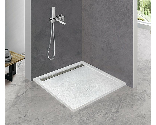 Заказать Душевой поддон из искусственного камня Cezares Tray AS 90x90 TRAY-AS-A-90-30-W Белый в магазине сантехники Santeh-Crystal.ru