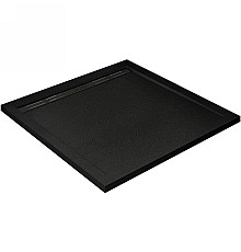 Душевой поддон из искусственного камня Cezares Tray AS 100х100 TRAY-AS-A-100-30-NERO Черный матовый