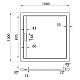 Купить Душевой поддон из искусственного камня Cezares Tray AS 100х100 TRAY-AS-A-100-30-W Белый в магазине сантехники Santeh-Crystal.ru
