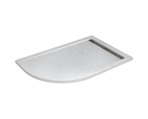 Душевой поддон из искусственного камня Cezares Tray AS 120x80 R TRAY-AS-RH-120/80-30-W-R Белый