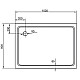 Приобрести Душевой поддон из стеклокомпозита Cezares Tray SMC 100x80 TRAY-M-AH-100/80-35-W Белый в магазине сантехники Santeh-Crystal.ru