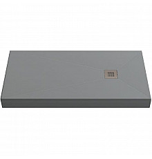 Душевой поддон из искусственного камня Creto Ares 100x70 1-0004 Серый