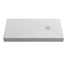 Душевой поддон из искусственного камня Creto Ares 100x80 1-0028 Белый