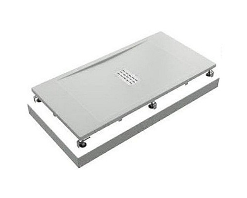 Приобрести Душевой поддон из искусственного камня Creto Etna 140x90 2-0042 Белый в магазине сантехники Santeh-Crystal.ru