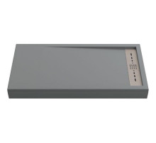 Душевой поддон из искусственного камня Creto Scala 120x90 3-0011 Серый