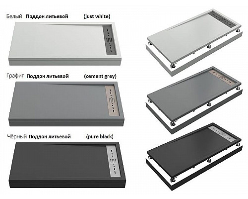 Приобрести Душевой поддон из искусственного камня Creto Scala 140x70 3-0037 Белый в магазине сантехники Santeh-Crystal.ru