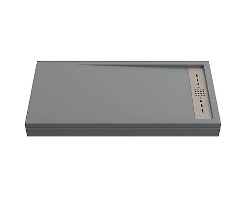 Приобрести Душевой поддон из искусственного камня Creto Scala 140x70 3-0013 Серый в магазине сантехники Santeh-Crystal.ru