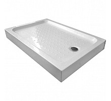 Акриловый поддон для душа Gemy 100х80х16 прямоугольный Белый