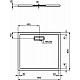 Приобрести Акриловый поддон для душа Ideal Standard Ultraflat New 90х80 T448101 Белый в магазине сантехники Santeh-Crystal.ru