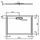 Заказать Акриловый поддон для душа Ideal Standard Ultraflat New 90х90 T4467V3 Черный шелк в магазине сантехники Santeh-Crystal.ru