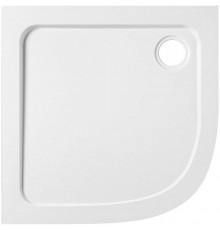 Душевой поддон из материала Flight Jacob Delafon Flight 90x90 радиальный Белый