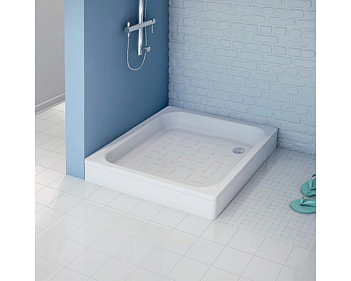 Купить Стальной поддон для душа Koller Pool 90X90 CF901200E Белый в магазине сантехники Santeh-Crystal.ru